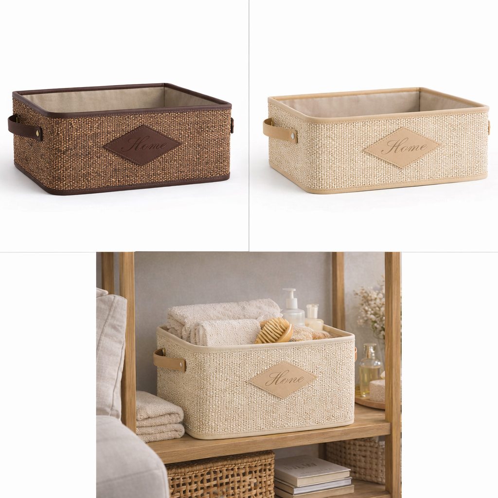 FOLDABLE BAMBOO BASKET 