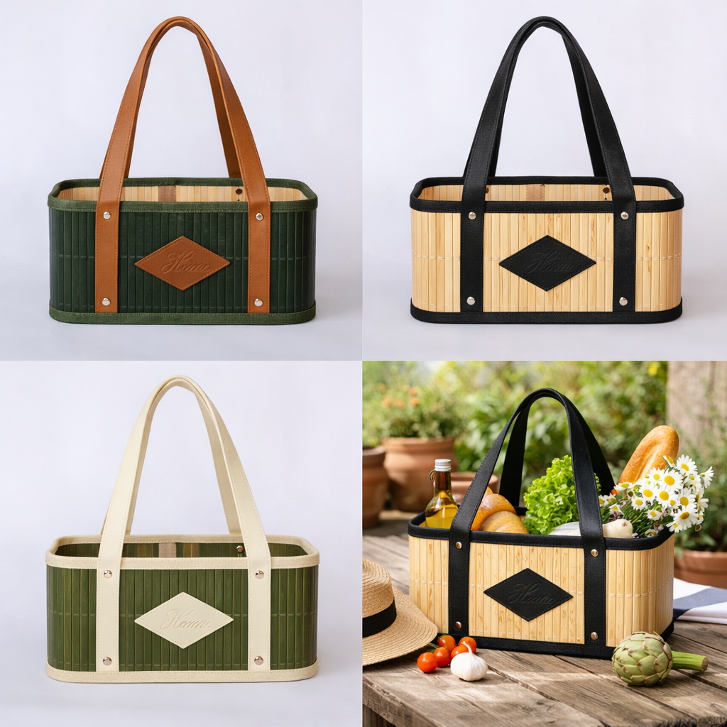 FOLDABLE BAMBOO TOTE 